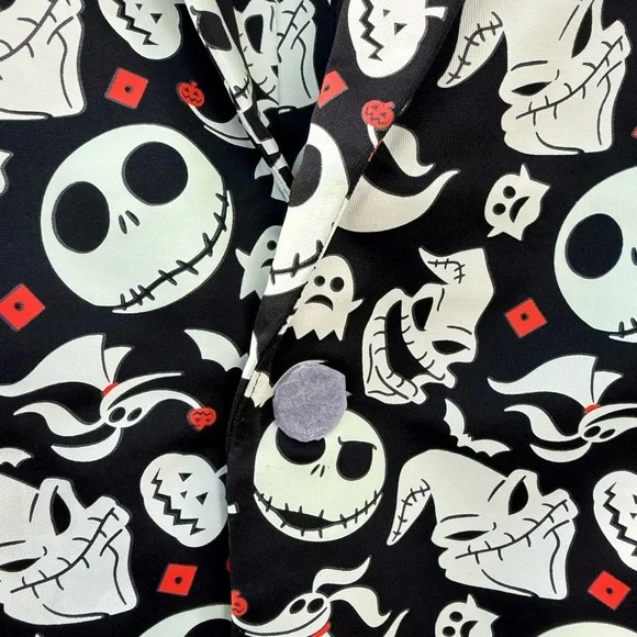 Disney Black and Cream Patterned Blazer